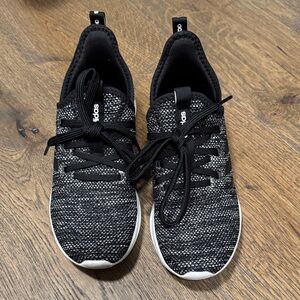 Adidas Kids Black and Gray Sneakers